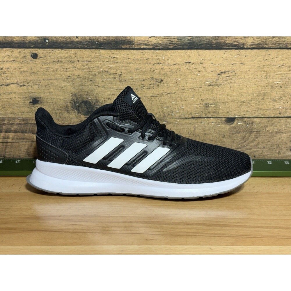🔥Adidas Women Run Falcon Training Shoes Black Sneakers 10.5 GYM Running -NEW